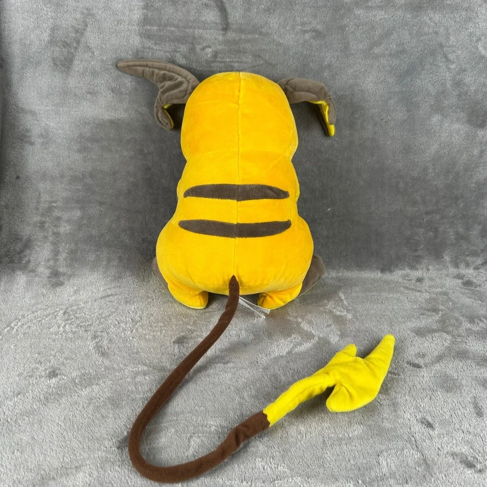 Pokemon Raichu Plush 10 Inch Stuffed Animal Toy 2022 Nintendo Game Freak Orange